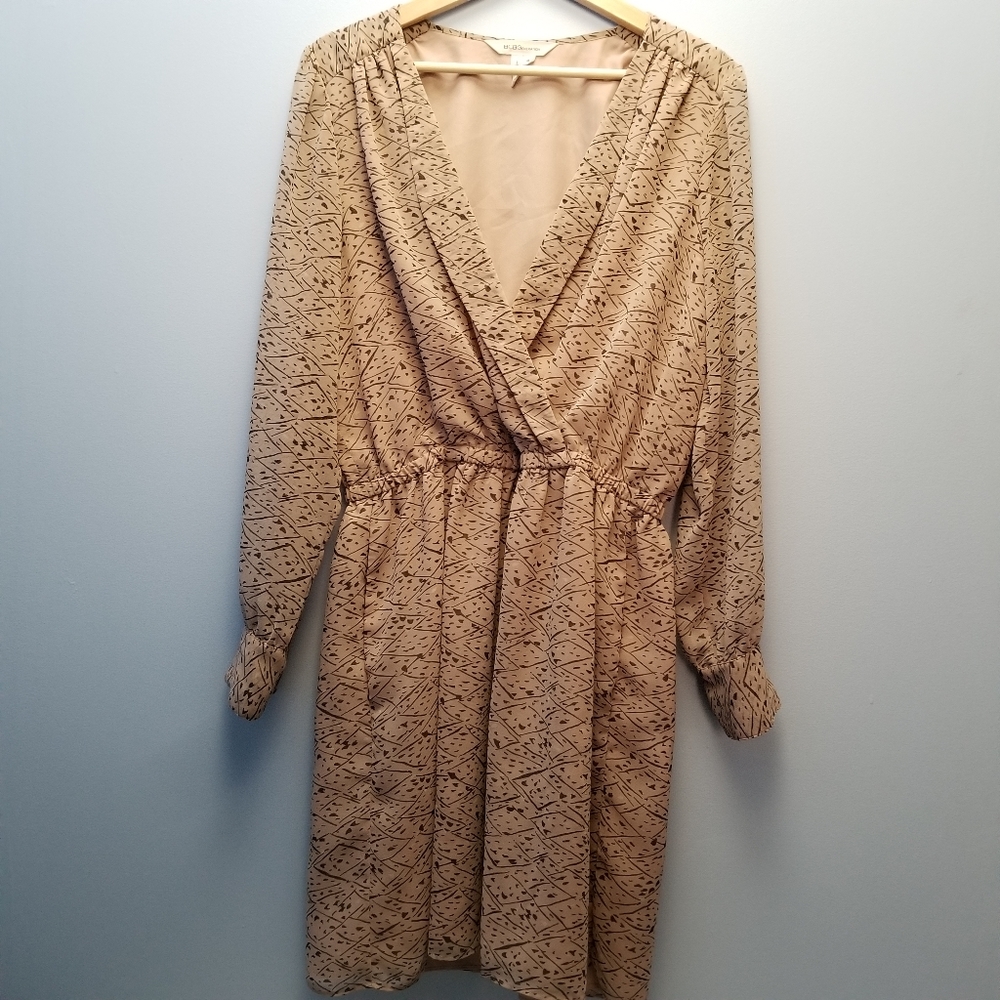 BCBGeneration Surplice Cocktail Dress with Pockets